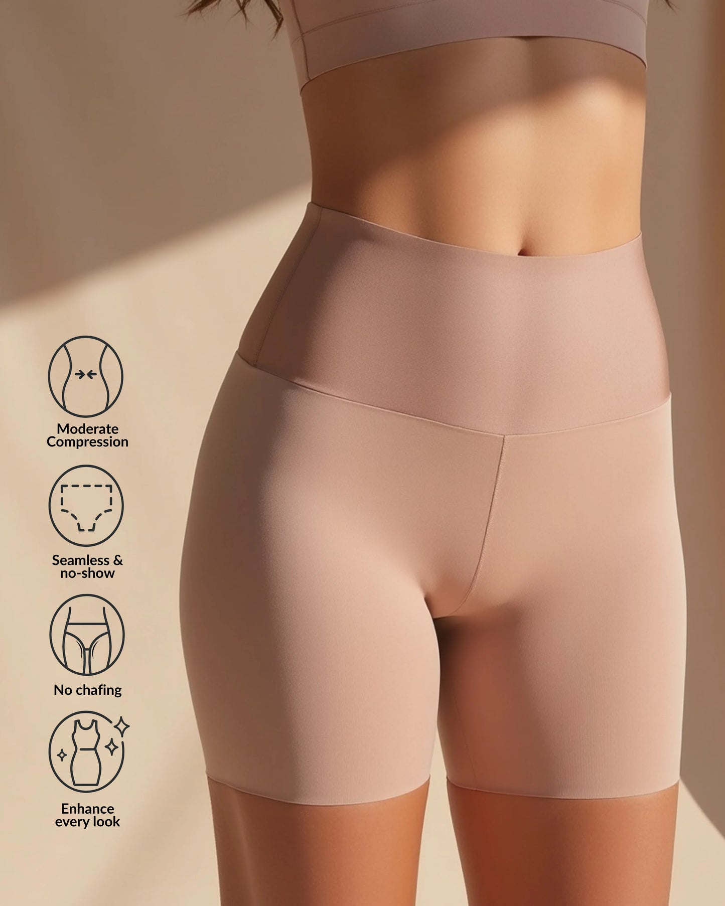 Tuck-N-Lift Seamless Slip Short