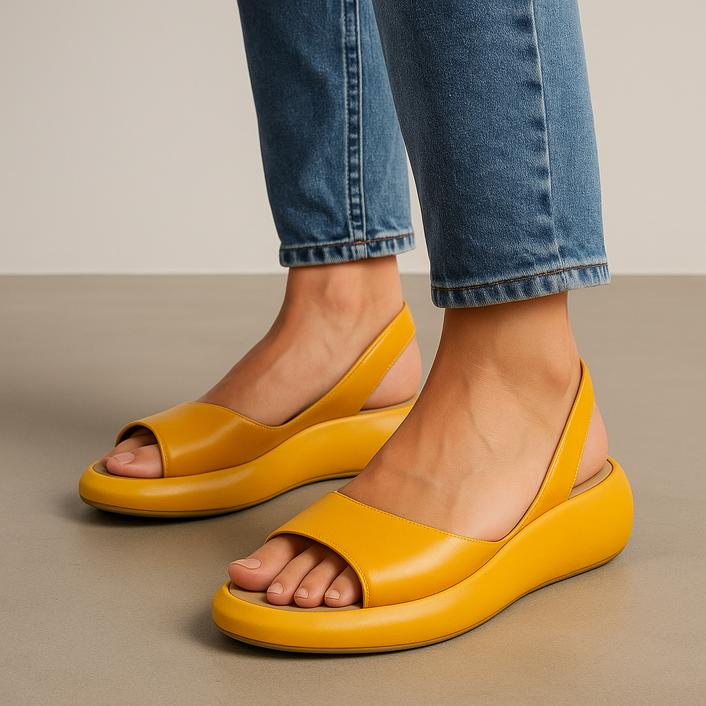 Venna Mora Open-Toe & Non-Slip Sandals