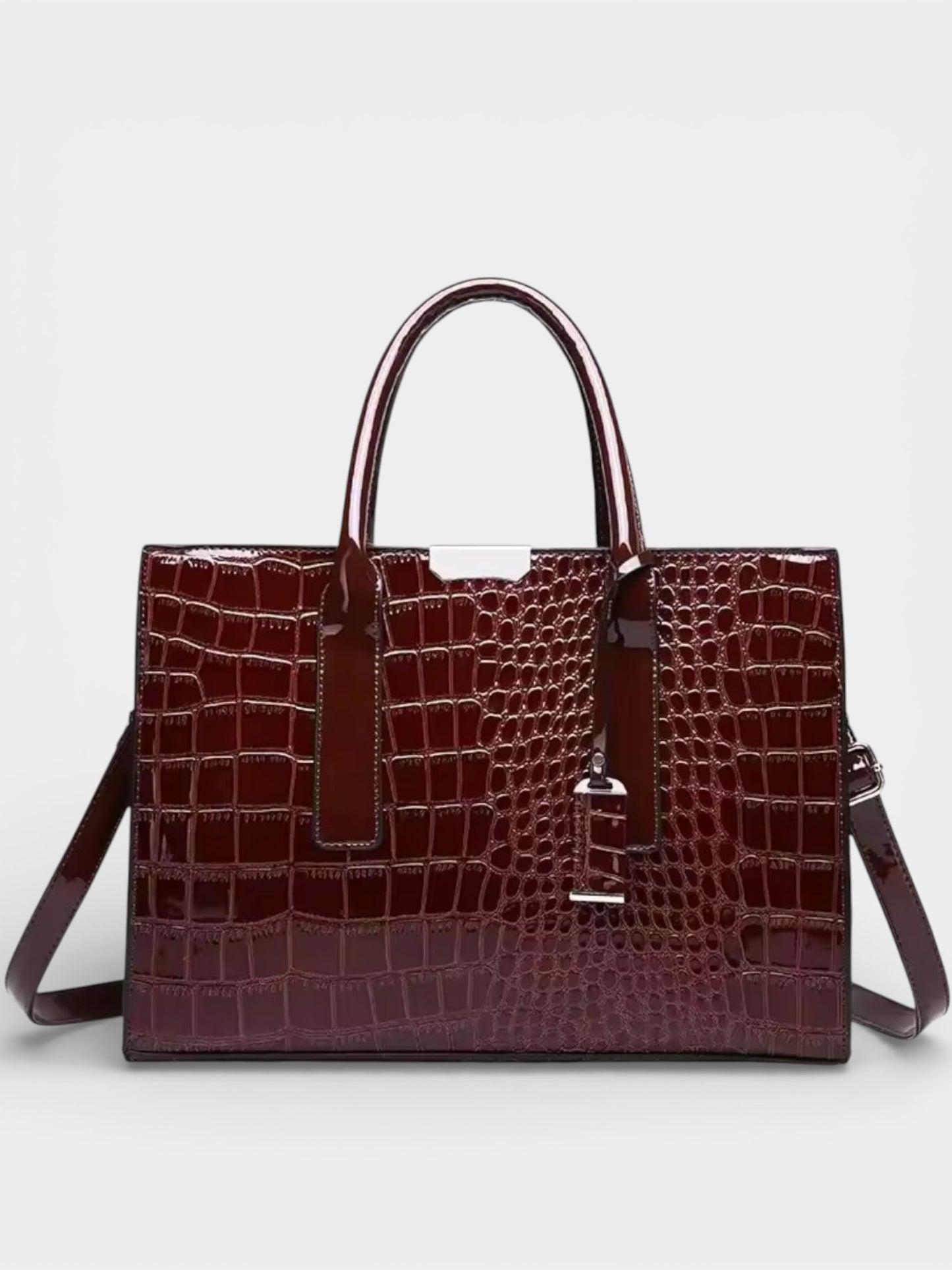 Venna Luxe Croco Bag