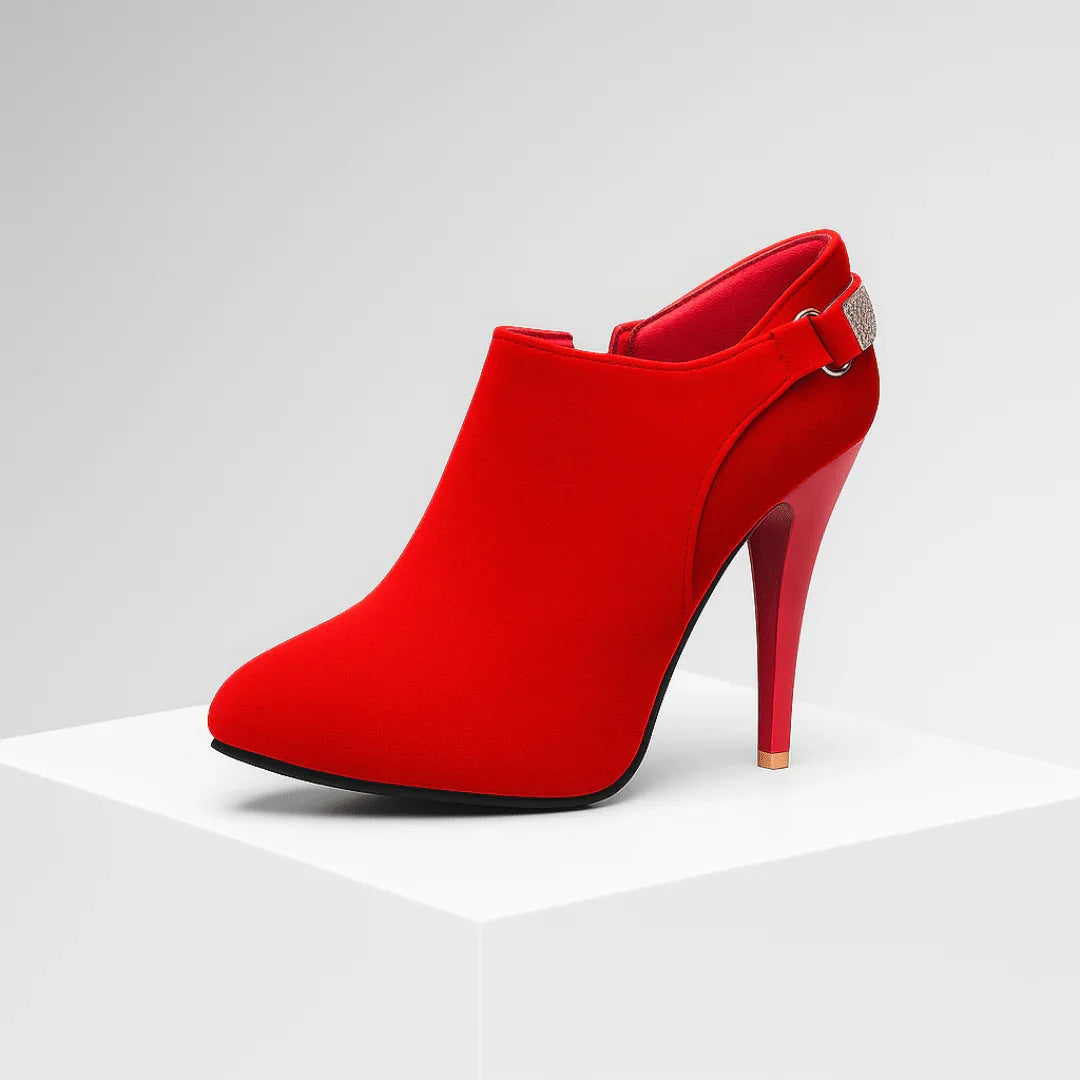 Venna Velvet Pavé Ankle Boot