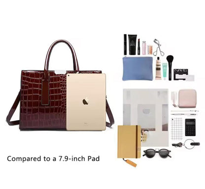 Venna Luxe Croco Bag