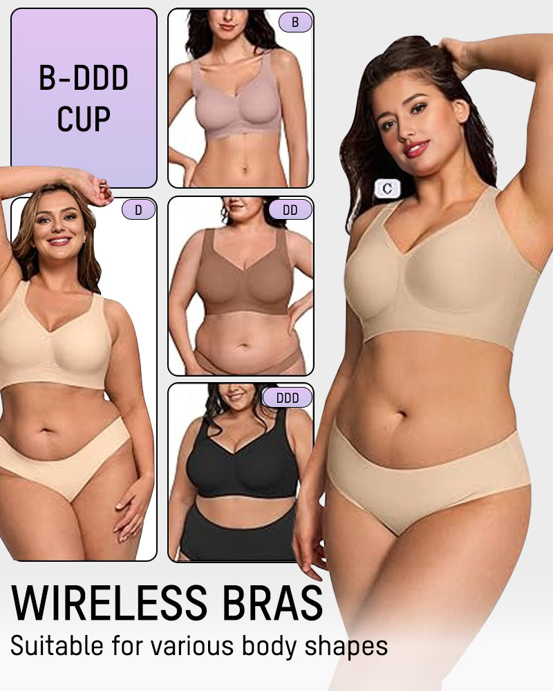 Comfortable Wireless Full Coverage Jelly Bra