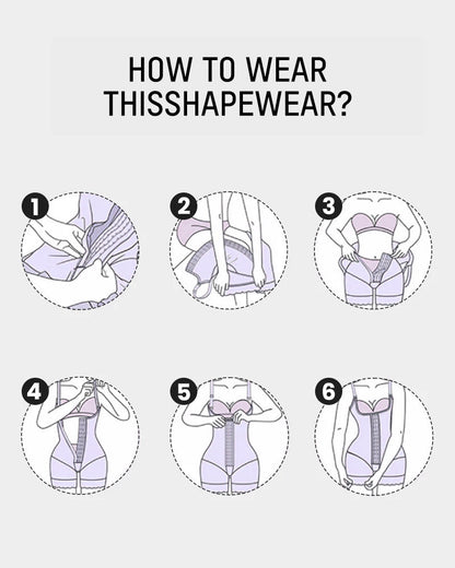 Former Bodysuit Bauchweg-Shapewear mit BH