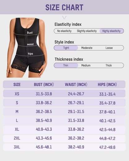 Former Bodysuit Bauchweg-Shapewear mit BH