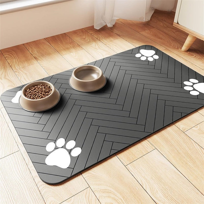 ThePetzStore™ Quick-Dry Diatomite Pet Feeding Mat