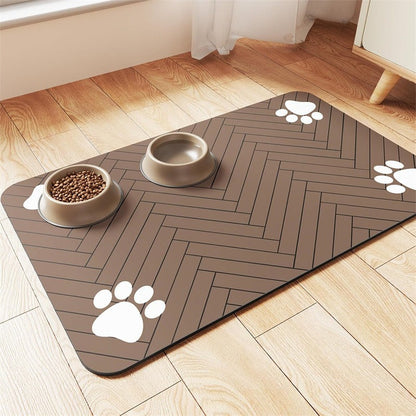 ThePetzStore™ Quick-Dry Diatomite Pet Feeding Mat
