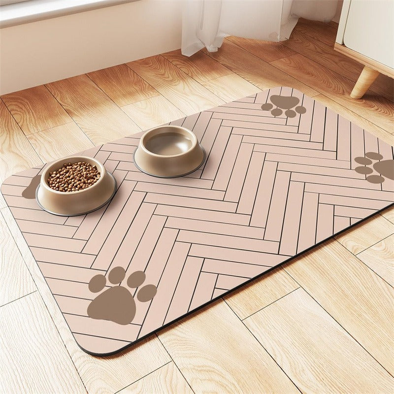 ThePetzStore™ Quick-Dry Diatomite Pet Feeding Mat