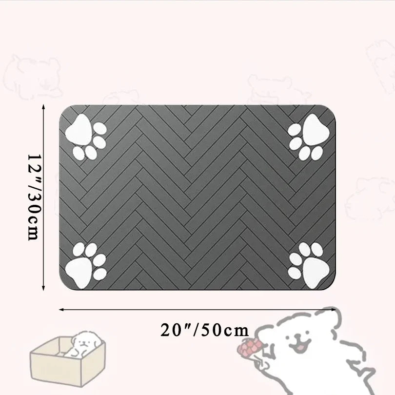 ThePetzStore™ Quick-Dry Diatomite Pet Feeding Mat