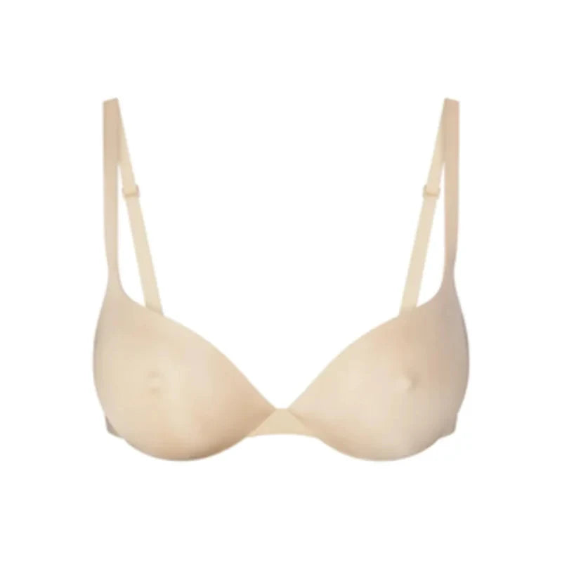 Dames push-up bh Eenvoudig ondergoed Naadloze bh's met verstelbare bandjes Beugelondersteuning Comfort Onzichtbaar voor de hele dag