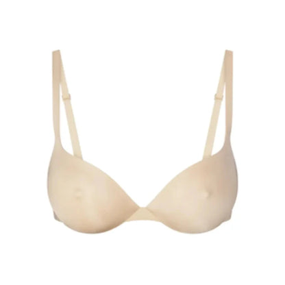 Dames push-up bh Eenvoudig ondergoed Naadloze bh's met verstelbare bandjes Beugelondersteuning Comfort Onzichtbaar voor de hele dag