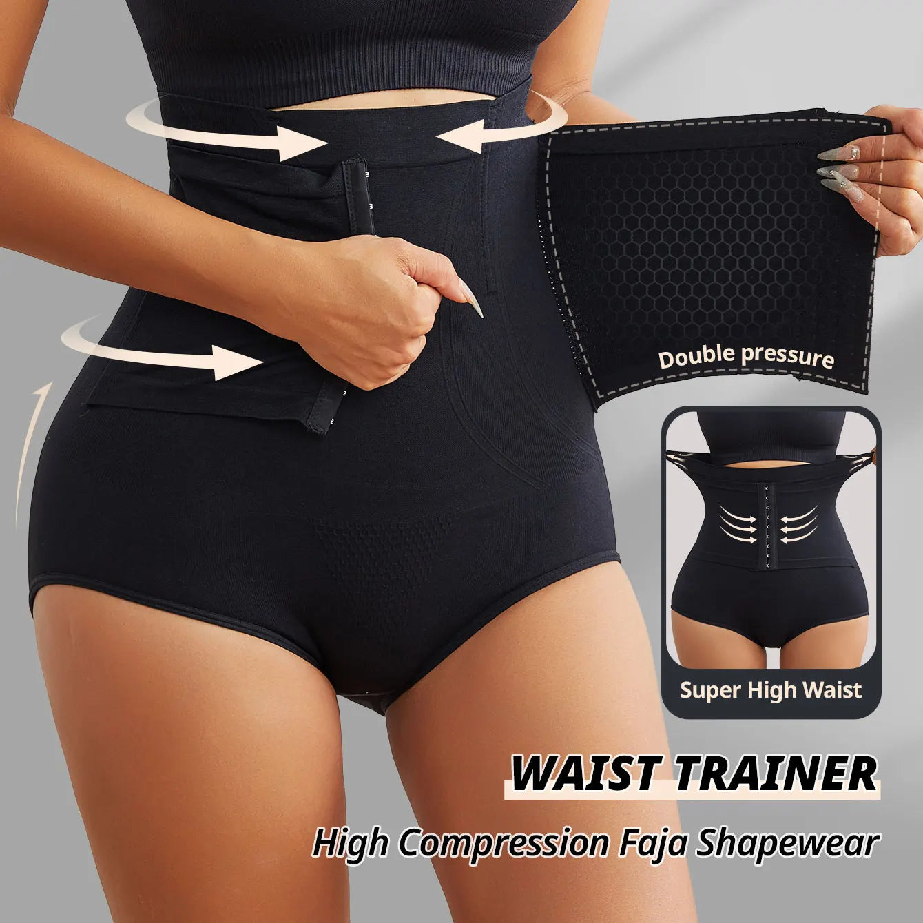 Venna Label SculptWrap Waist Trainer Shorts