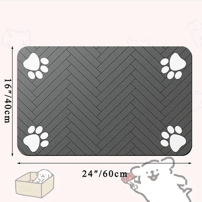 ThePetzStore™ Quick-Dry Diatomite Pet Feeding Mat