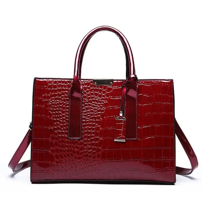 Venna Luxe Croco Bag