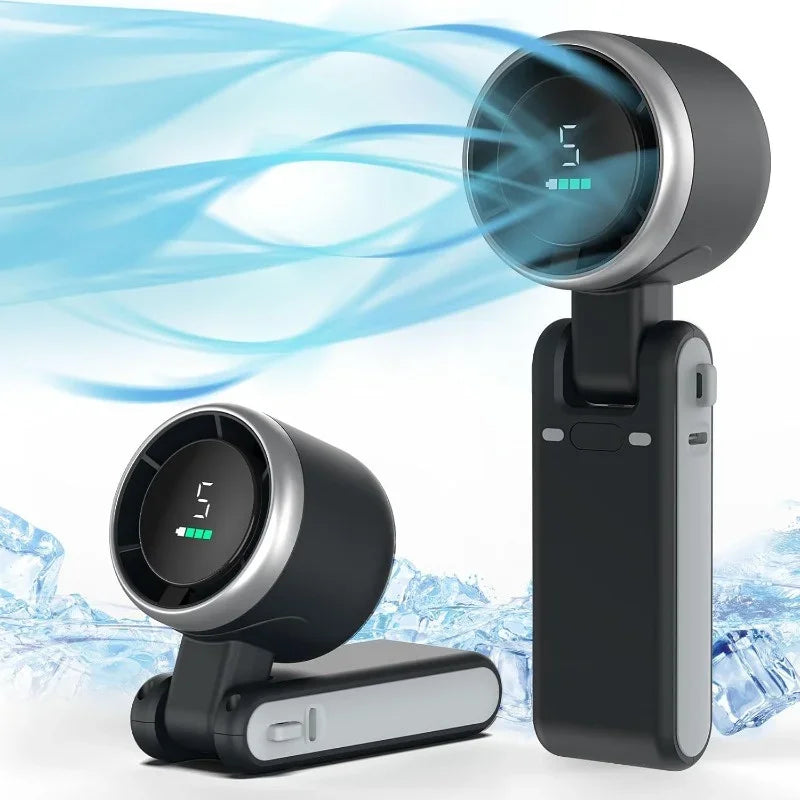 Travel Mini Fan with Rechargeable Lithium Battery USB Charging Handheld Neck Fan Ventilateur De Cou Ventilador De Cuello
