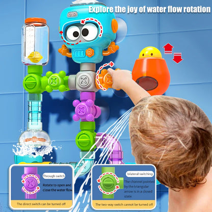SplashBuilder™ Bath Toy 🚿🛁 — Turn Bath Time into Playtime