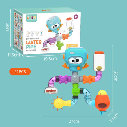 SplashBuilder™ Bath Toy 🚿🛁 — Turn Bath Time into Playtime