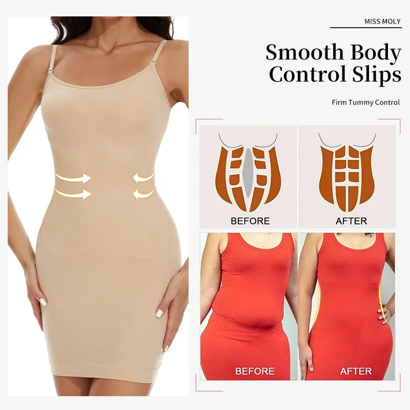 Venna Label SculptSlip – Formgebendes Minikleid für jeden Tag