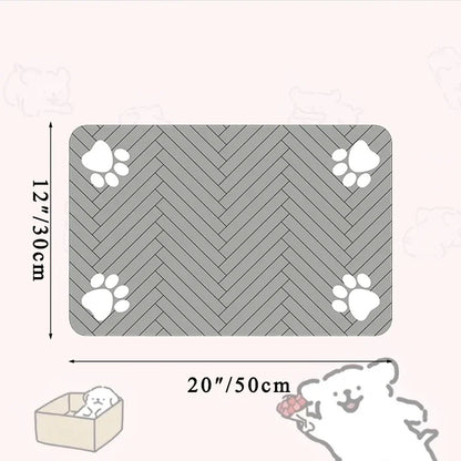 ThePetzStore™ Quick-Dry Diatomite Pet Feeding Mat