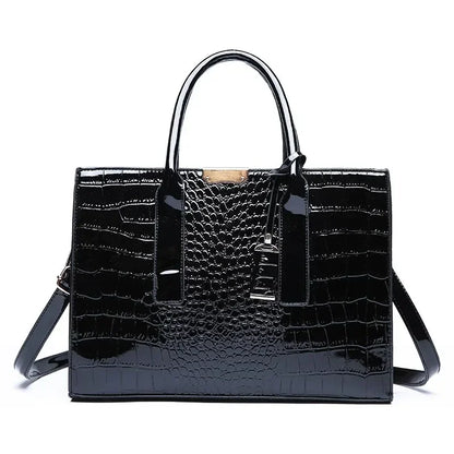 Venna Luxe Croco Bag