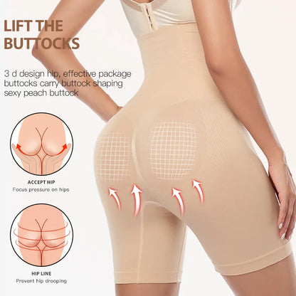SculptCore Shaping Shorts met hoge taille