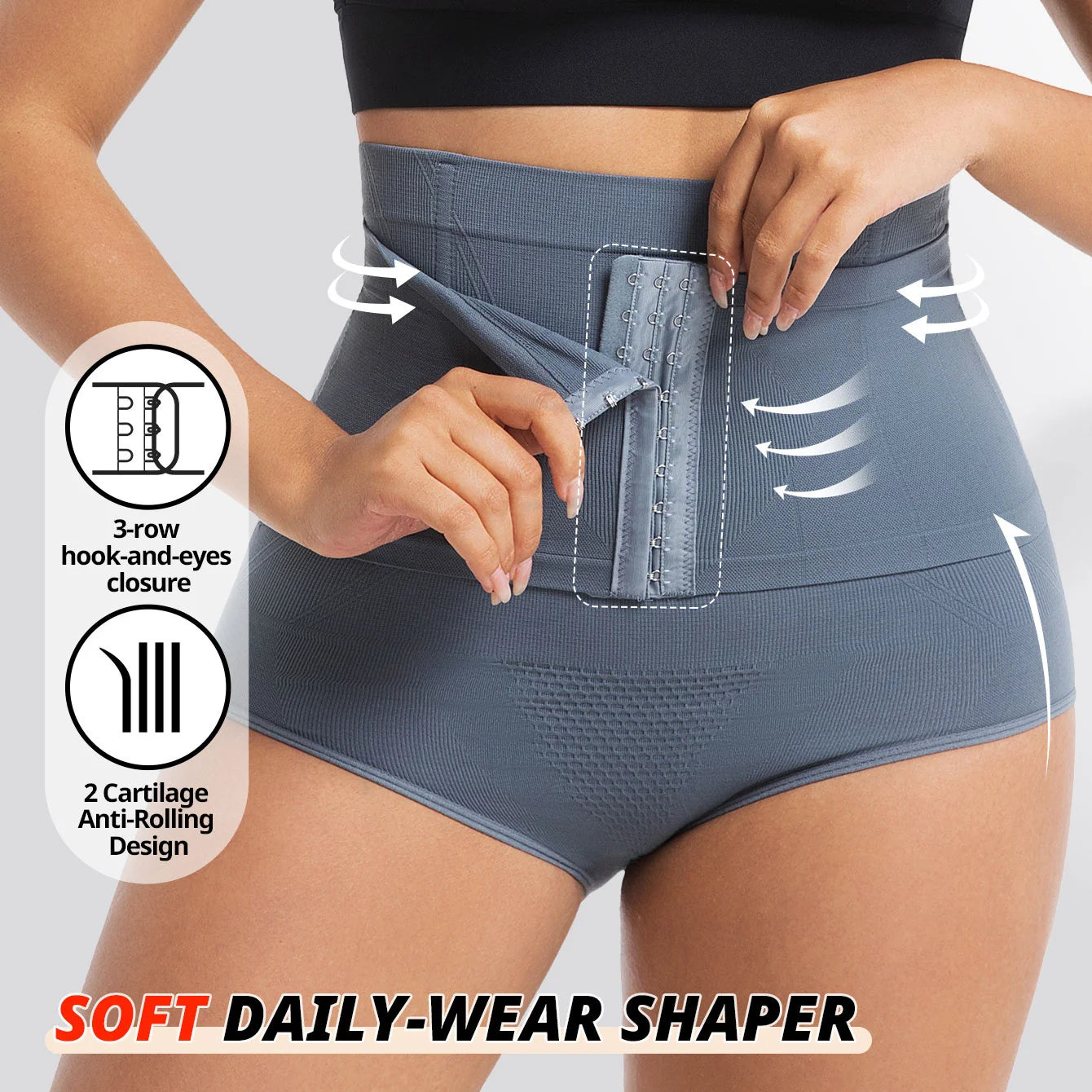 Venna Label SculptWrap Waist Trainer Shorts