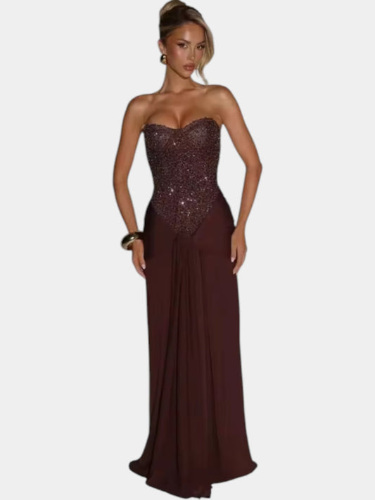 Venna Celeste Evening Gown