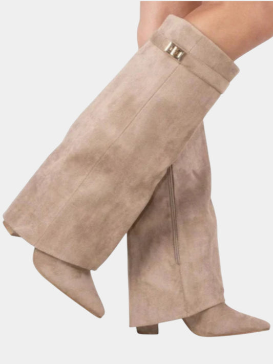 Venna Olivia Statement Knee Boots
