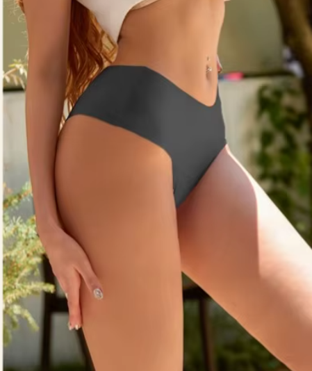 Venna SoftLuxe Naadloze V-String 2-pack