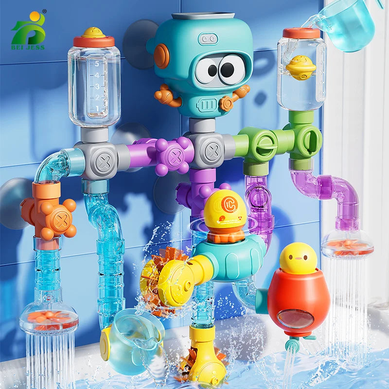SplashBuilder™ Bath Toy 🚿🛁 — Turn Bath Time into Playtime