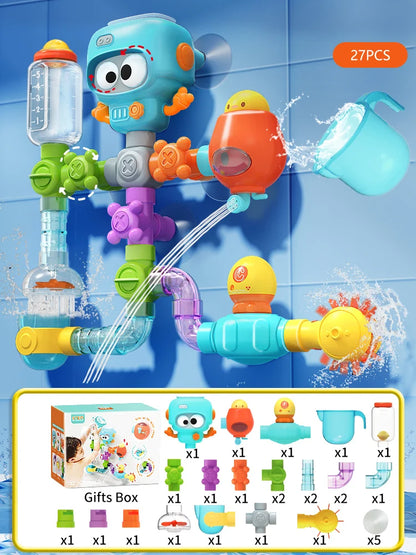 SplashBuilder™ Bath Toy 🚿🛁 — Turn Bath Time into Playtime