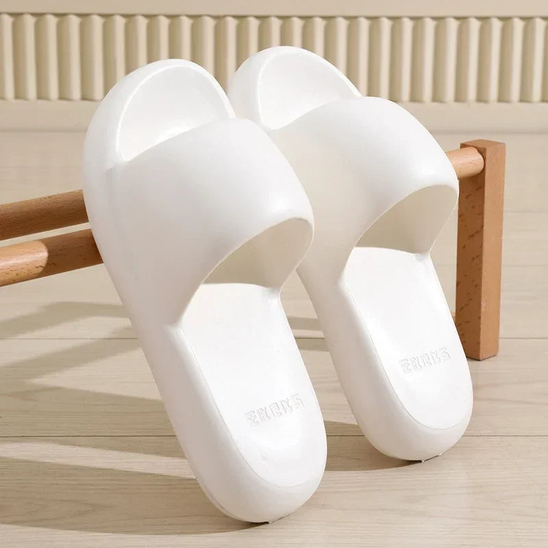 New Summer Soft Sole Eva Home Slippers Women Indoor Mute Non Slip Bathroom Slides Woman Lightweight Beach Flip Flops Flat Sandal