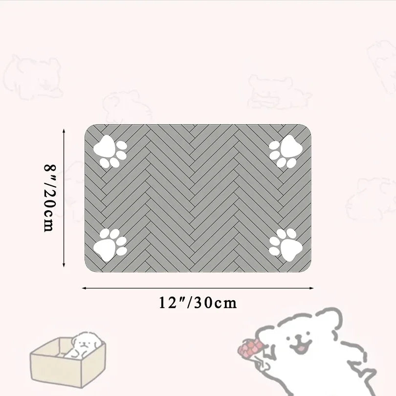 ThePetzStore™ Quick-Dry Diatomite Pet Feeding Mat