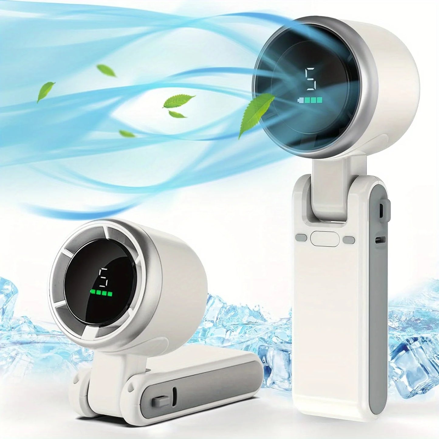 Travel Mini Fan with Rechargeable Lithium Battery USB Charging Handheld Neck Fan Ventilateur De Cou Ventilador De Cuello