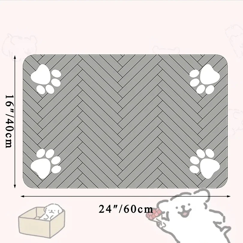 ThePetzStore™ Quick-Dry Diatomite Pet Feeding Mat