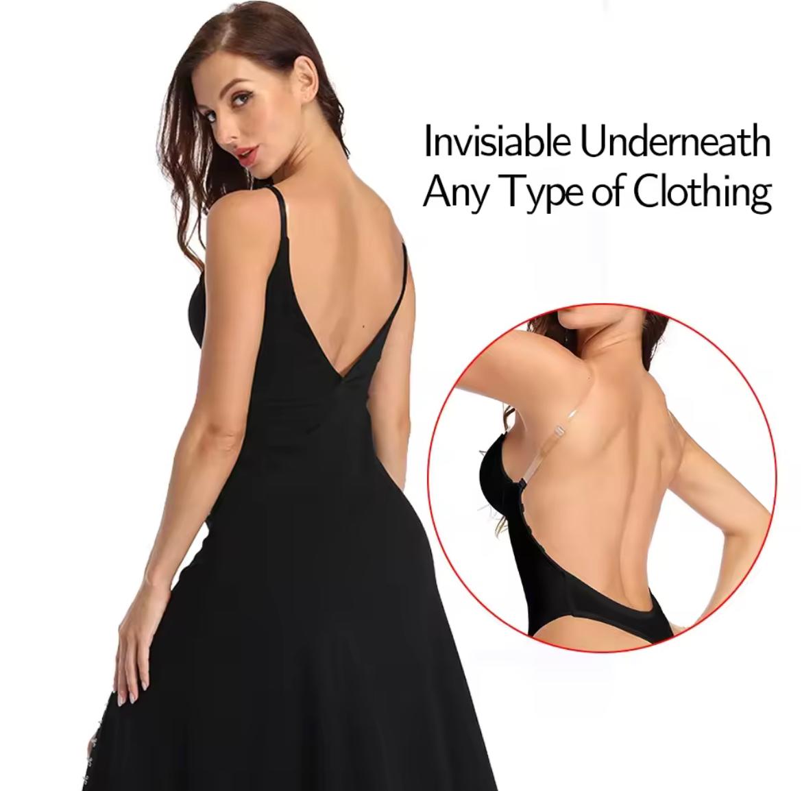 Strapless U Plunge Thong Bodysuit